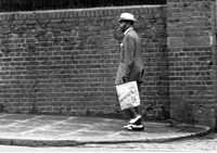 Man in a Zoot Suit, Great Western Road, 1968 by Charlie Phillips
